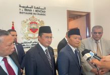 Pimpinan MPR ke Maroko Menguatkan Rencana Pembentukan Forum MPR se-Dunia Fadel Muhammad bersama Hidayat Nur Waahid di Maroko