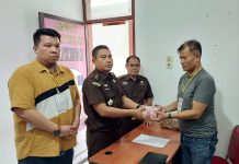 Kejaksaan Negeri Padang Sidempuan Terima Tambahan Uang Titipan Pengganti Kerugian Keuangan Negara