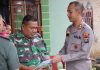 Kapolres Sergai Bersama Dandim 0204 DS Kunjungi Anggota Polisi dan Militer yang Sakit Menahun