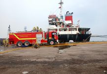 Sigap, BUP KCN Atasi Kebakaran Kapal Pengangkut BBM