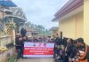 Sambut Hari Bhayangkara ke- 79, Intelkam Polres Pasuruan Berserta Suporter Sakera Mania Gelar Bakti Sosial