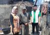 Datangi Rumah Korban Kebakaran Desa Kedungringin Beji, Ketua DPRD Kabupaten Pasuruan Berikan Bantuan