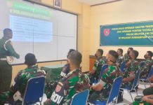 Belajar Penegakan Yustisi, Dandim 1022/Tnb Kirim Provos ke Subdenpom Batulicin