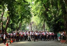 Gairahkan Jiwa Patriotisme melalui Funbike ala Pokja PWI Walikota Jakarta Utara