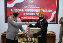 Hari Sakral, Kapolres Kunjungi Veteran di LVRI Tegal