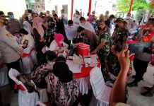 Kapolda Sumut Hadiri Vaksinasi Serentak di Mako Polres Sergai