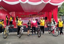 HUT Bhayangkara ke-76, Polres Sergai Gelar Sepeda Gembira