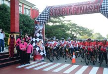 Semarakkan HUT Bhayangkara, Polda Kepri Gelar Fun Bike