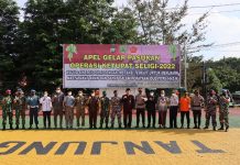 Jelang perayaan Idul Fitri 1443 H/2022, Polres Tanjungpinang Gelar Pasukan