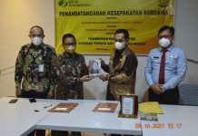 Kejari Indramayu dan BPJS Tenagakerja Tandatangani Nota Kesepahaman