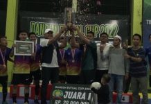 Rebut Juara Futsal Dandim Cup, HTM FC Bawa Pulang Rp 20 Juta