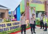 Kapolres Sergai Cek Pos Pam Ops Ketupat Toba 2022