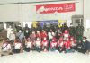 Danramil Jatibarang Gandeng Bos Showroom Motor Gelar Vaksinasi
