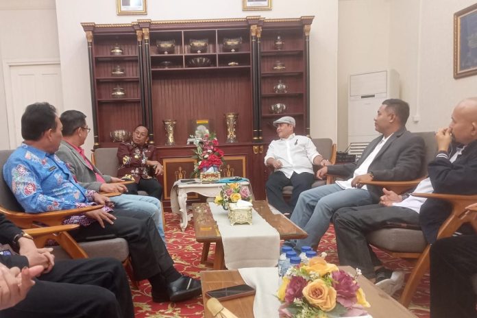 Koordinasi HPN 2025 PWI Pemprov Riau