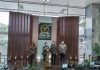 Jokowi Tunjuk KSAD Jenderal TNI Andika Perkasa Calon Panglima TNI Puan Maharani bersama Dua Pimpinan DPR bersama Mensesneg Pratikno Membacakan Supres Pergantian Panglima TNI