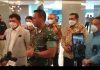Perkuat Koordinasi Lintas Kementerian, Telkom Fasilitasi Menkominfo dan Panglima TNI Panglima TNI bersama Jhonny G Plate dan Edi Witjara