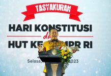 Tasyakuran Hari Konstitusi dan HUT Ke-78 MPR, Bamsoet: ke Depan Peran MPR Semakin Kuat Mengawal Bangsa dan Negara